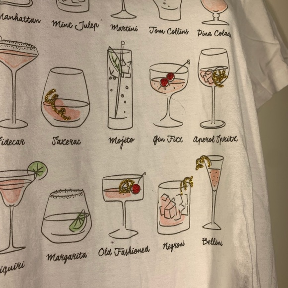 JCREW Collector Tee Cocktail Print - Picture 4 of 9
